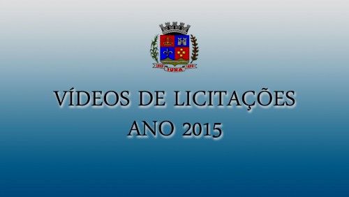 Licitação 017-2015