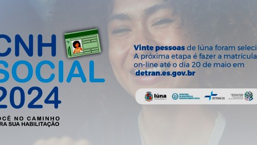 Vinte pessoas de Iúna são selecionadas na 1ª fase da CNH Social 2024