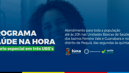 UBS do bairro Ferreira Vale passa a atender até às 20h