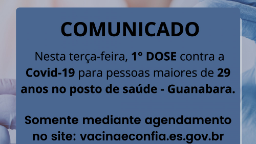 PRÉ-AGENDAMENTO da vacinação contra a COVID-19