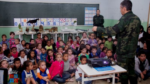 Polícia Ambiental realiza palestra na Escola Dalila 