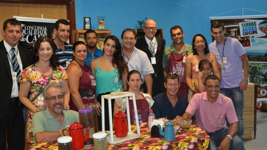 Ganhadores do concurso de qualidade do café e empreendedores do turismo