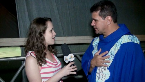 Entrevista com Frei Zeca após seu show no Parque de Exposição