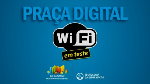 Praça Digital: internet gratuita nas praças da cidade
