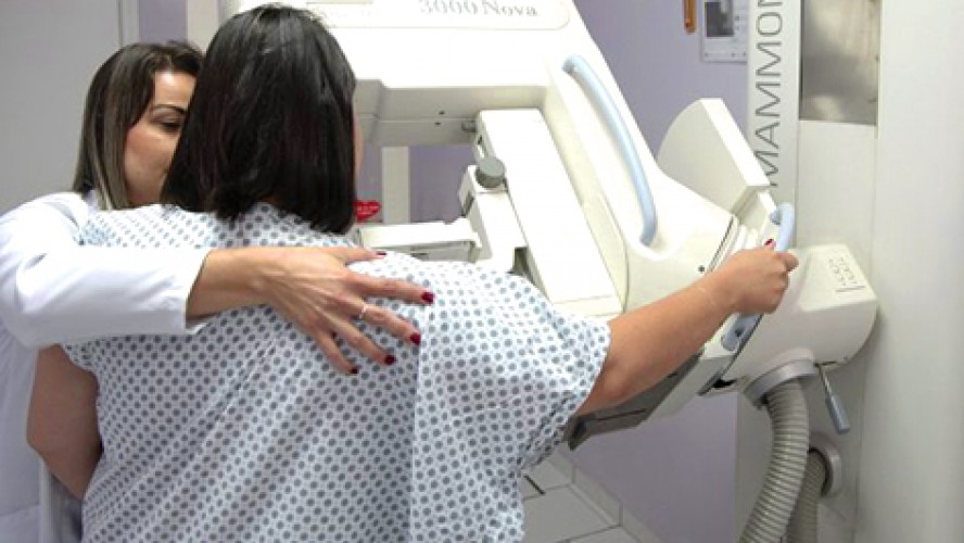 Exame de mamografia: imagem da internet