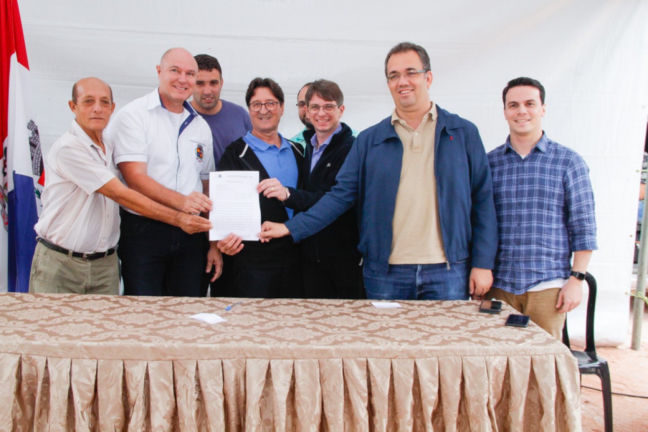 Prefeito e Governo do Estado assinam a Ordem de Serviço do Parque Industrial