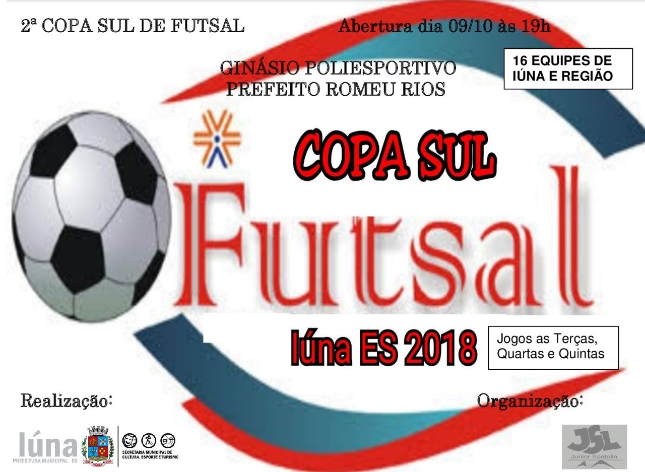 Vem aí a 2ª Copa Sul de Futsal