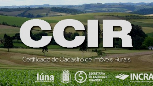 CCIR já está disponível para os produtores rurais emitirem