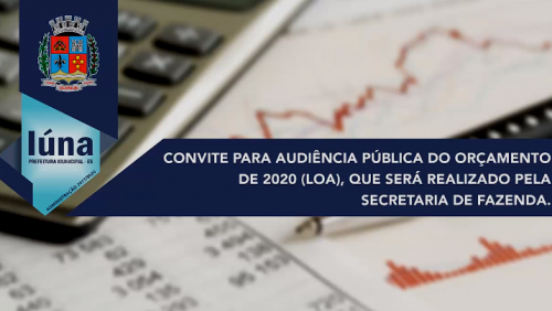 Audiência Pública de Orçamento Participativo LOA 2020
