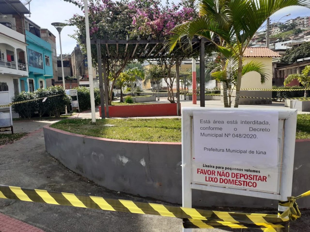 Prefeitura de Iúna suspende o acesso às praças como medida preventiva