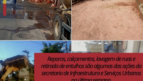 Prefeito Romário Acompanha as Atividades da Secretaria de Infraestrutura e Serviços Urbanos