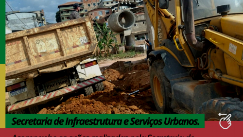 Ações realizadas pela Secretaria de Infraestrutura e Serviços Urbanos
