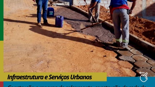 Resumo Semanal de Ações da Secretaria de Infraestrutura e Serviços Urbanos
