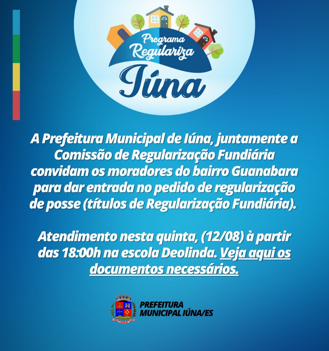 Títulos de Regularização para o bairro Guanabara