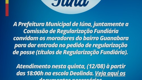 Títulos de Regularização para o bairro Guanabara