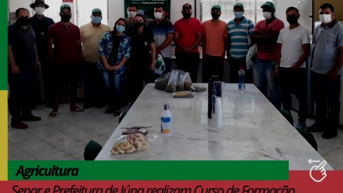 Senar e Prefeitura de Iúna realizam Curso de Formação Profissional Rural para classificação e degustação de cafés.