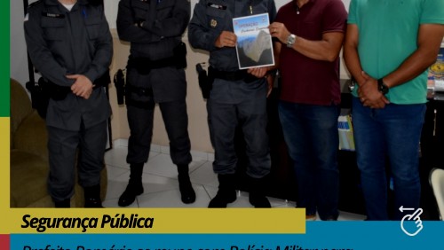 Prefeito Romário se reúne com Polícia Militar para apresentação da "Operação Cachoeiras Seguras"
