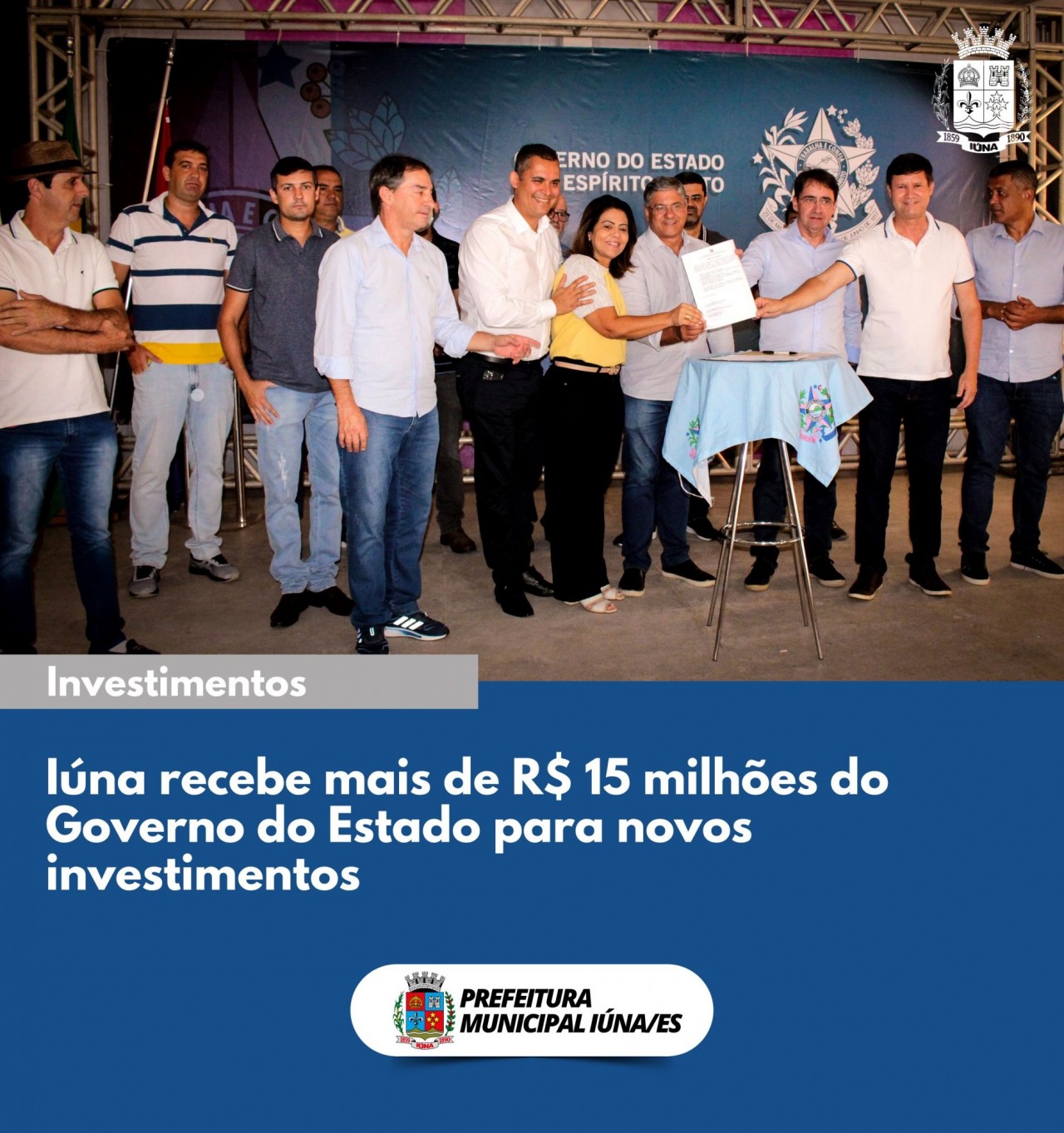 Iúna recebe mais de R$ 15 milhões do Governo do Estado para novos investimentos