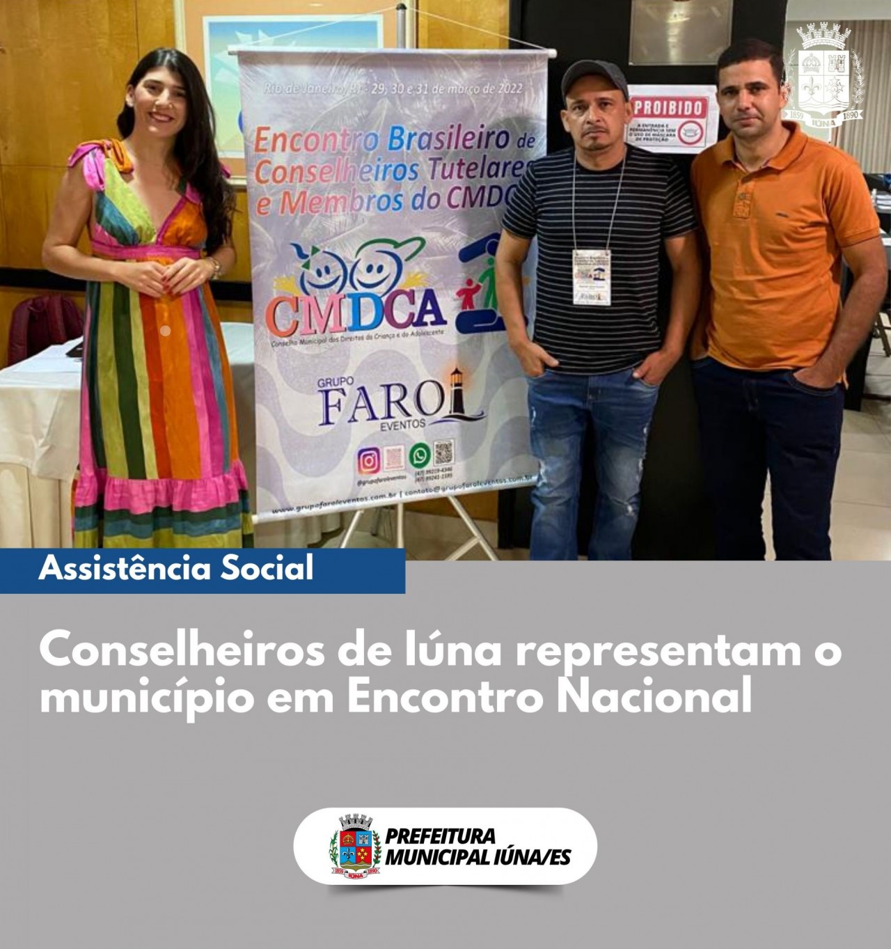 Conselheiros de Iúna representam o município em Encontro Nacional
