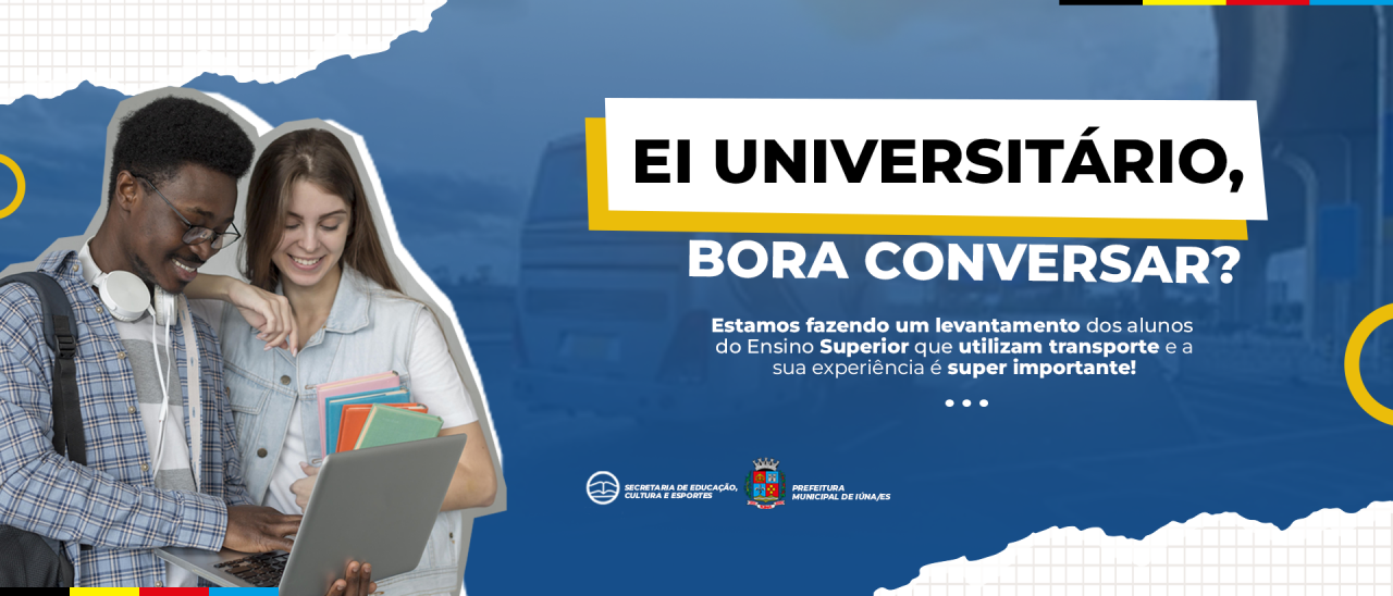 Transporte Universitário: Prefeitura convoca estudantes para preencher formulário