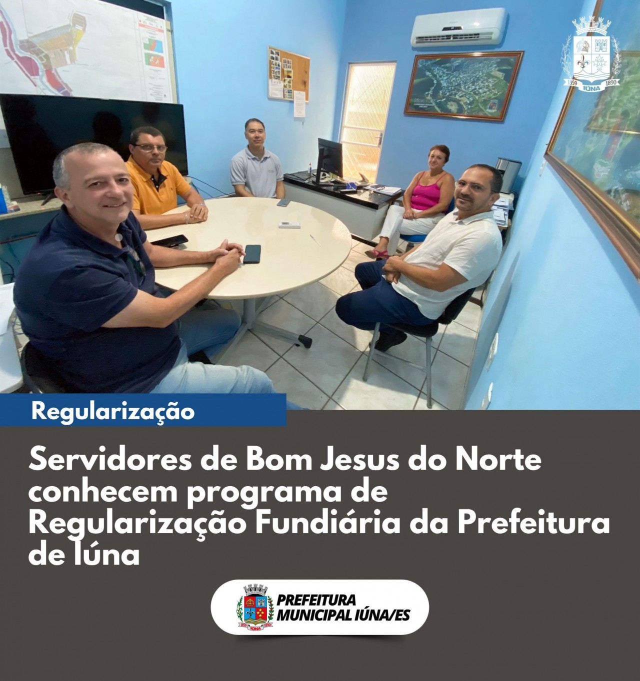 Servidores de Bom Jesus do Norte conhecem programa de Regularização Fundiária da Prefeitura de Iúna
