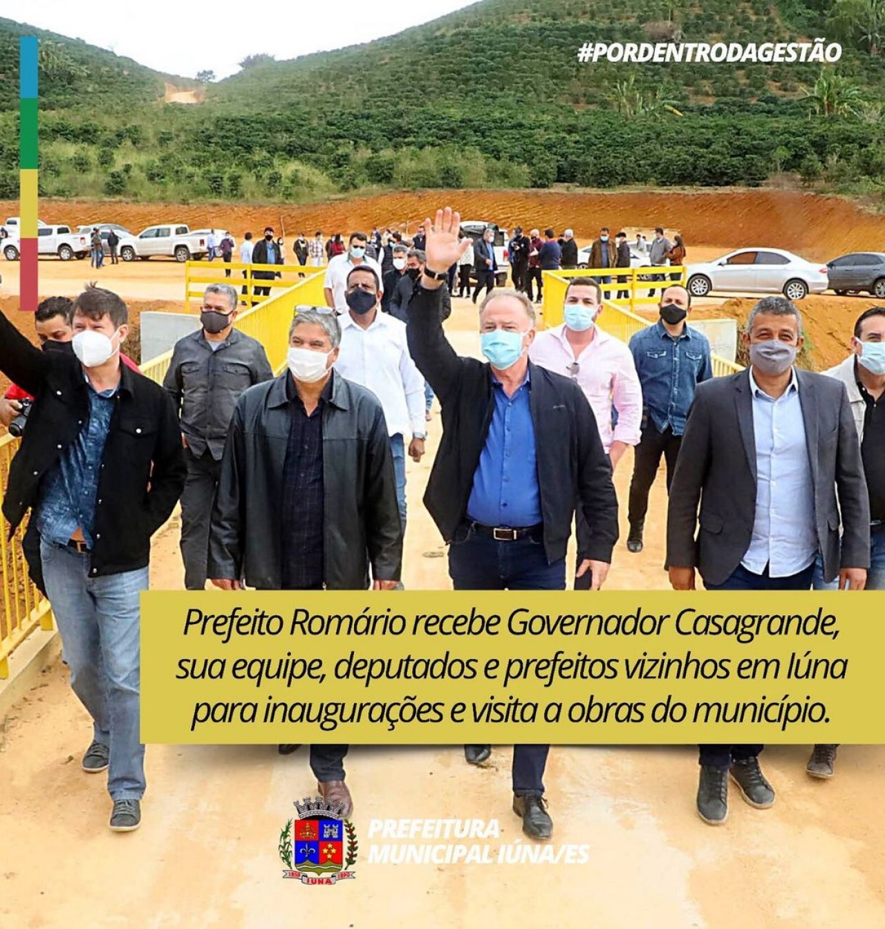 OBRAS 81 - Governador Renato Casagrande participa de inauguração da reforma da Escola Estadual de Santíssima Trindade