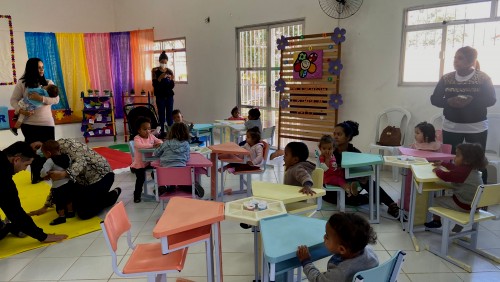 Concurso Primeira Infância com Arte (Piarte) realiza primeira oficina com crianças
