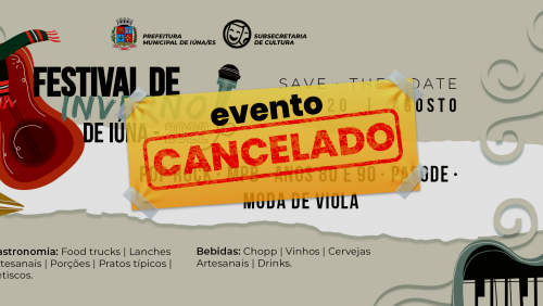 Cancelado Festival de Inverno 2022 em Iúna