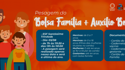 Beneficiários do Bolsa Família e Auxilio Brasil: chamada obrigatória
