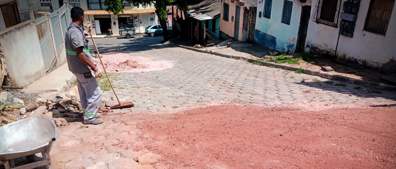 Ruas do município estão recebendo melhorias