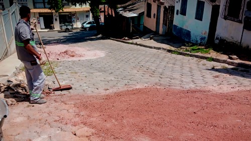 Ruas do município estão recebendo melhorias
