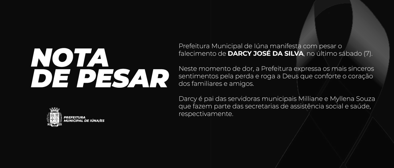 Nota de Pesar: Darcy José da Silva