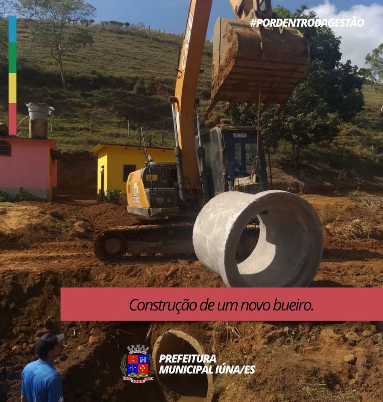 OBRA 149 - Construção de um novo bueiro no Córrego Bomsucesso