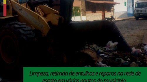 OBRA 154 - Reparos na rede de esgoto no Bairro Ferreira Vale