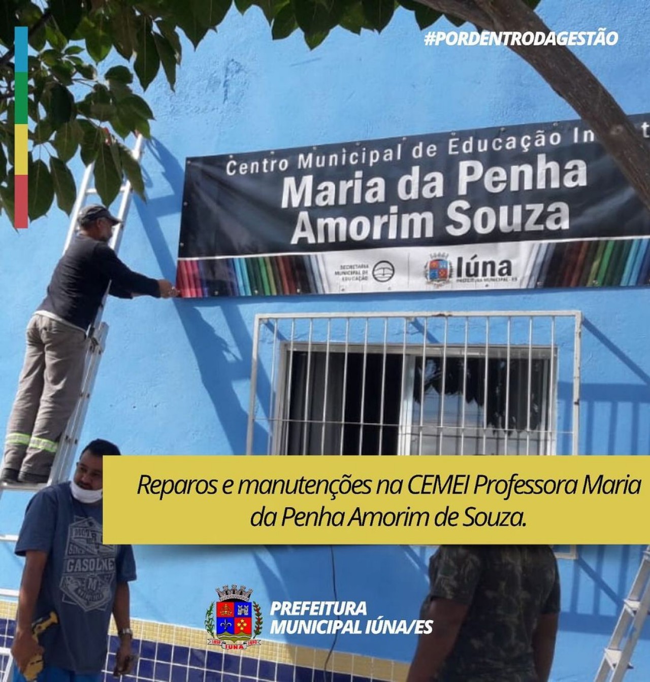 OBRA 158 - Reparos e manutenções na CEMEI Professora Maria da Penha Amorim de Souz