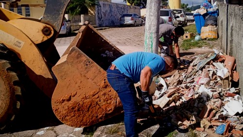 Prefeitura de Iúna segue realizando trabalhos de limpeza