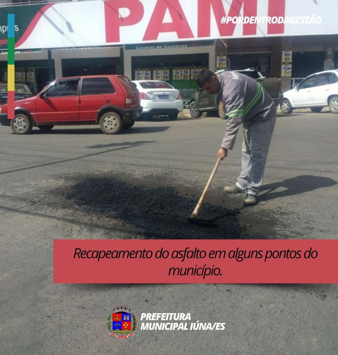 OBRA 146 - Recapeamento do asfalto em ruas do Bairro Quilombo