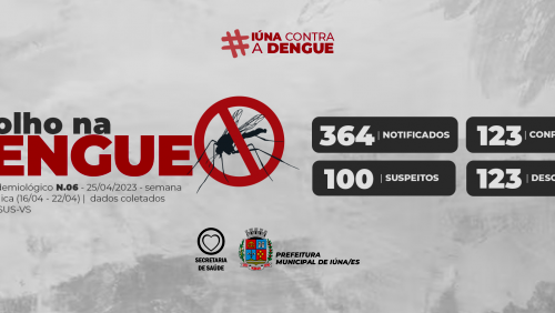 Boletim epidemiológico da dengue – 25 de abril