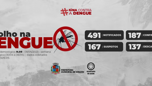 Boletim epidemiológico da dengue – 08 de maio