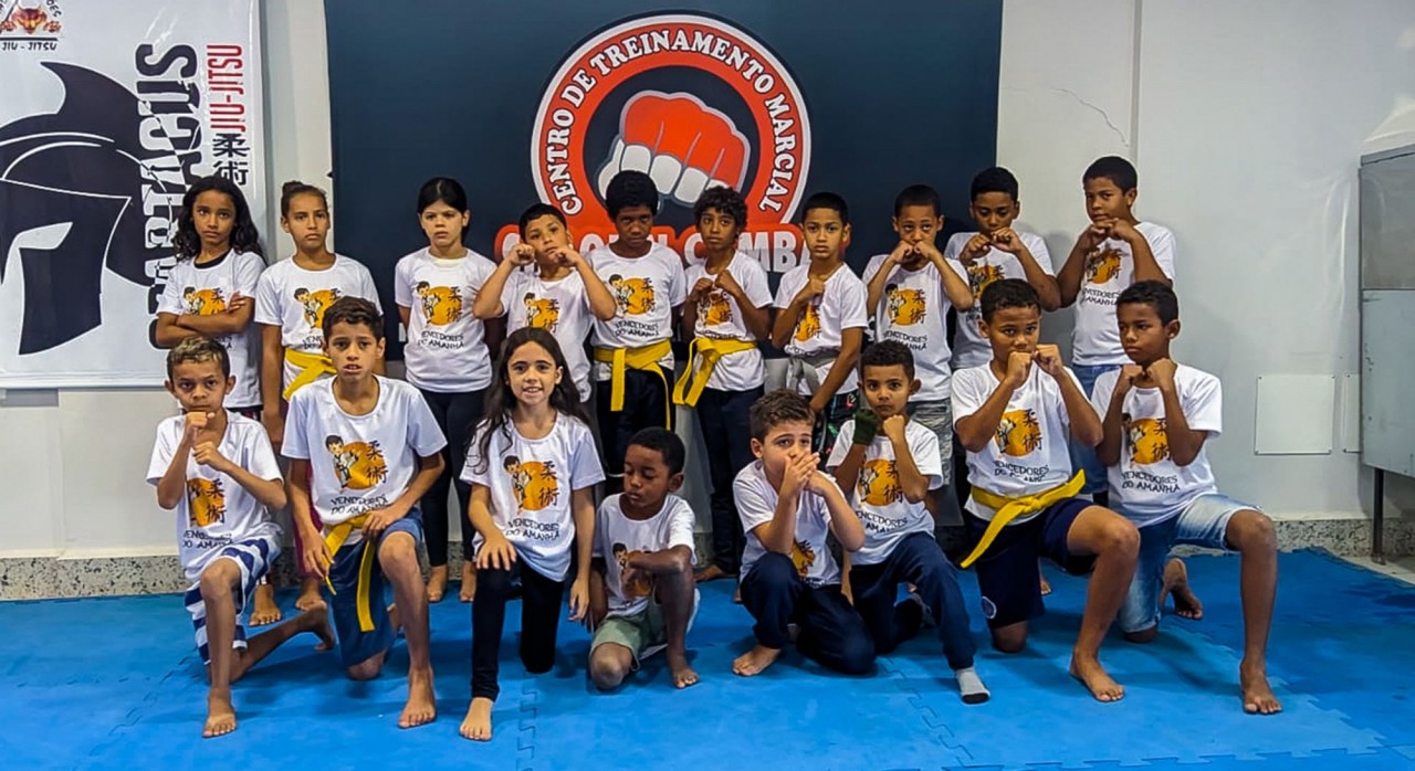 Crianças do SCFV visitam Centro de Treinamento Marcial Shaolin Combat