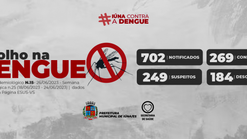 Boletim epidemiológico da dengue – 26 de junho