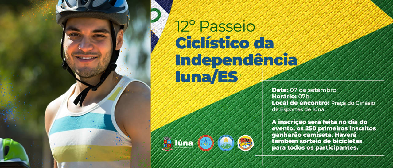 Dia da Independência terá passeio ciclístico em Iúna