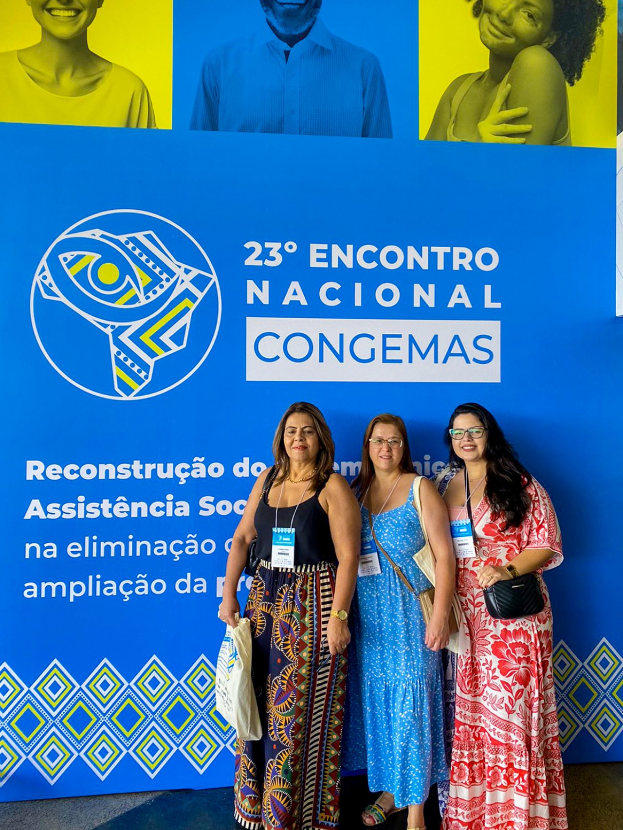 Representantes da SEMADS participam de encontro nacional do CONGEMAS em Recife