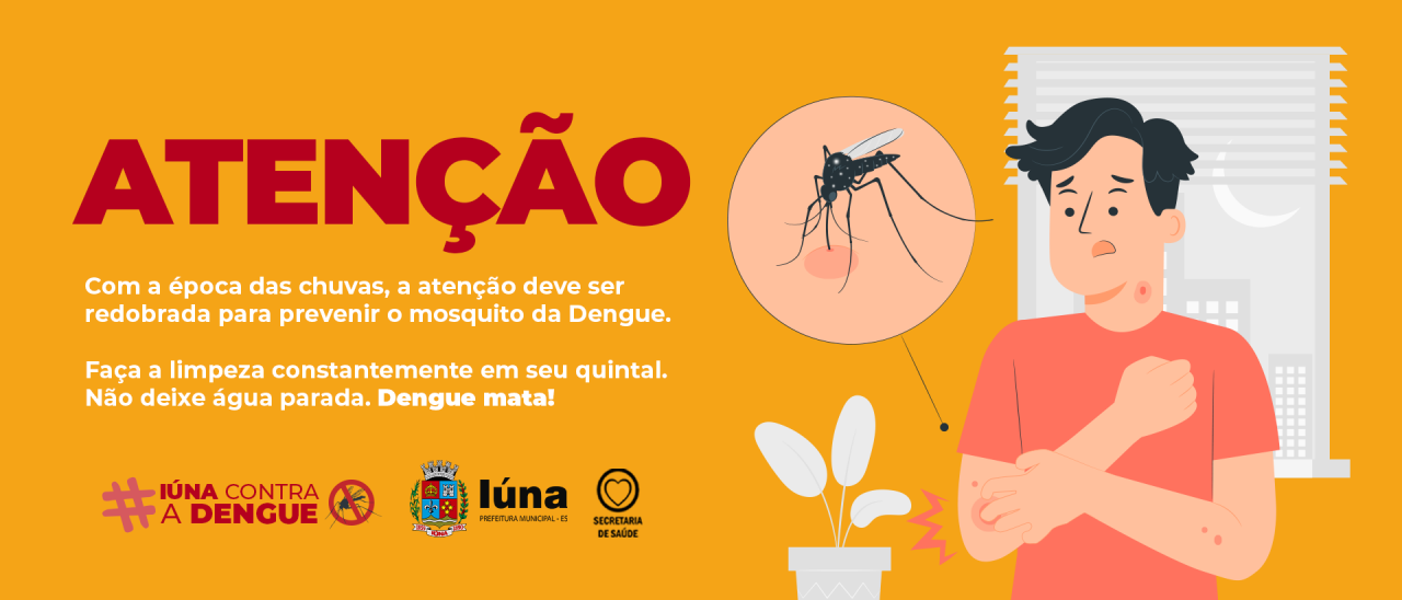 Secretaria de Saúde alerta para crescentes casos de Dengue com a chegada das chuvas