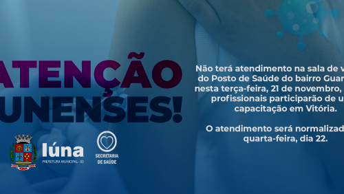 Posto de Saúde do bairro Guanabara não vai realizar vacinas na próxima terça-feira (21)