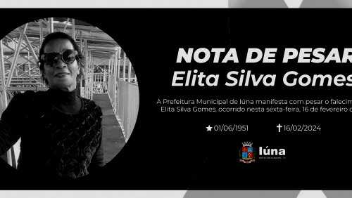 Nota de pesar: Elita Silva Gomes